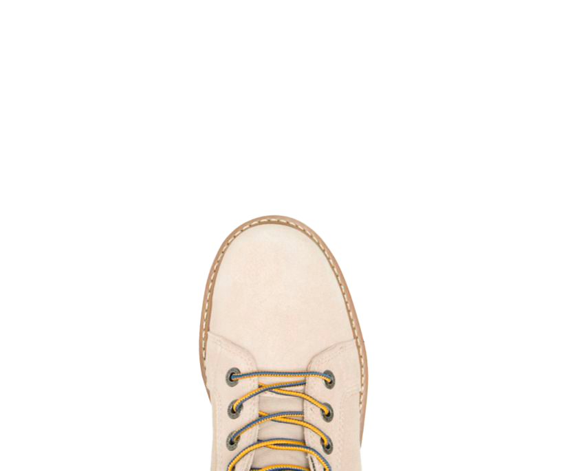 Wolverine Lucky Brand Worker,Beige Wide Leather Work Boots