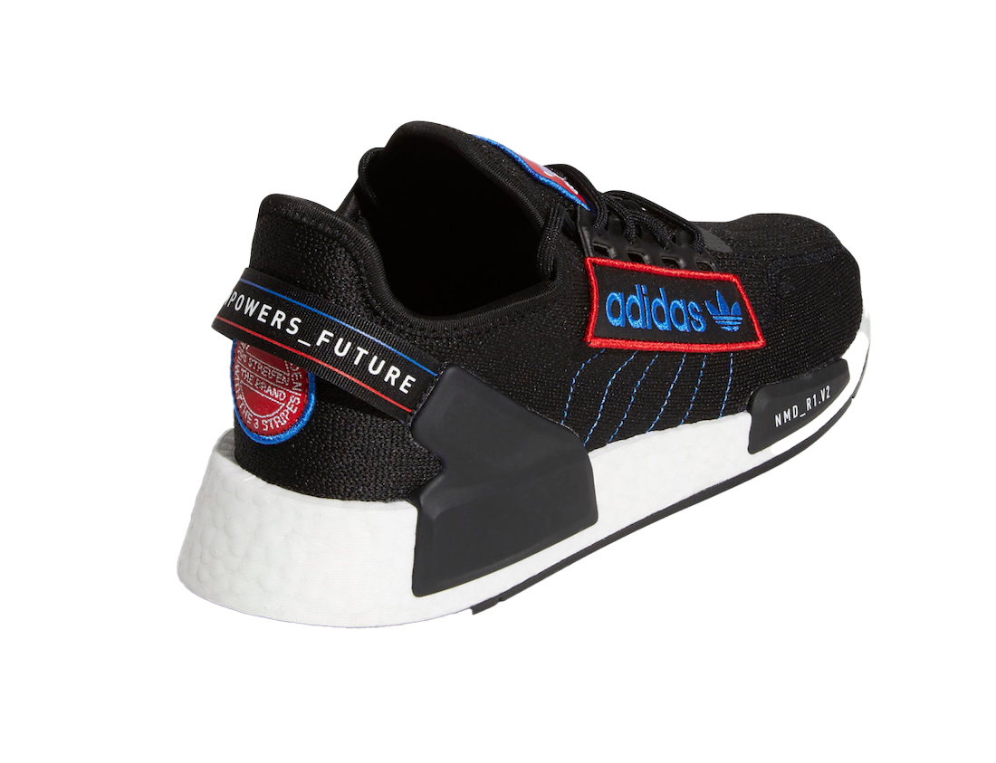 NMD R1 V2 Black Logo Patch