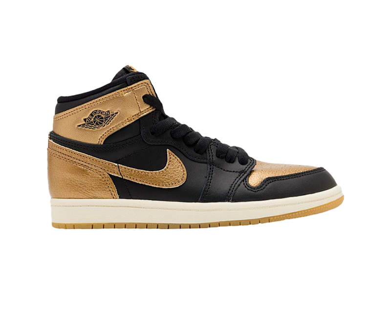 Gold nike air jordans hot sale